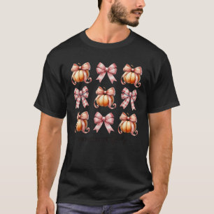 Camiseta Parche De Calabaza Cuadrillo De Coqueta Rosa Giron