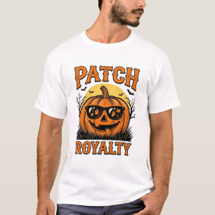 Camiseta Parche de Calabaza de Halloween Jack O Linterna Vi