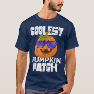 Camiseta Parche de calabaza más frío Jack O Lantern Hallowe
