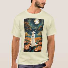 Camiseta Parche de calabaza mística