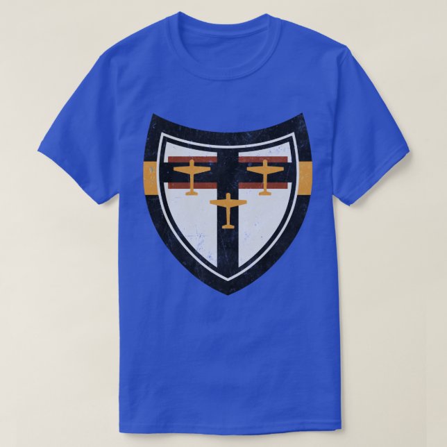 Camiseta Parche de Luftwaffe WW2 Afrika (Diseño del anverso)