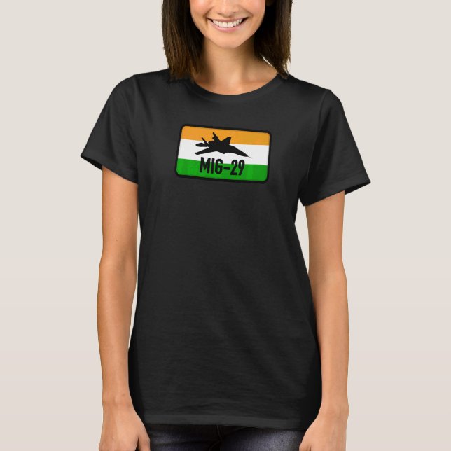 Camiseta Parche de Mig 29 indio (Anverso)