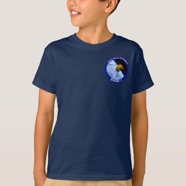 Camiseta Parche de misión de satélite Idaho Spudnik (Anverso)