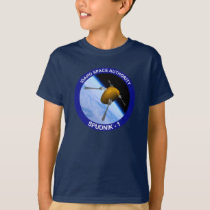 Camiseta Parche de misión de satélite Idaho Spudnik