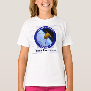 Camiseta Parche de misión de satélite Idaho Spudnik
