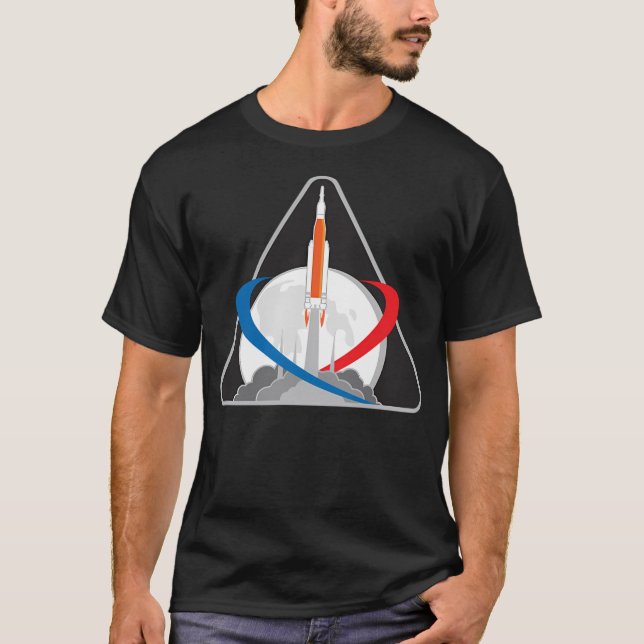 Camiseta Parche de misión Nasa Artemis 1 (Anverso)