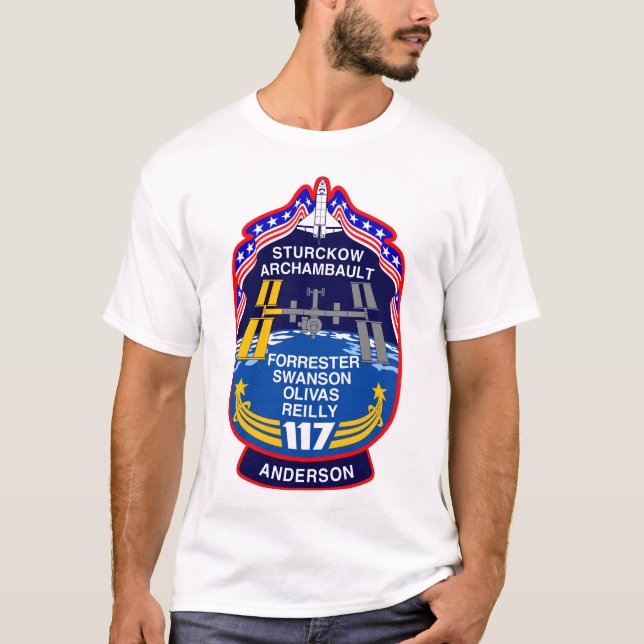Camiseta Parche de misión STS-117 (Anverso)