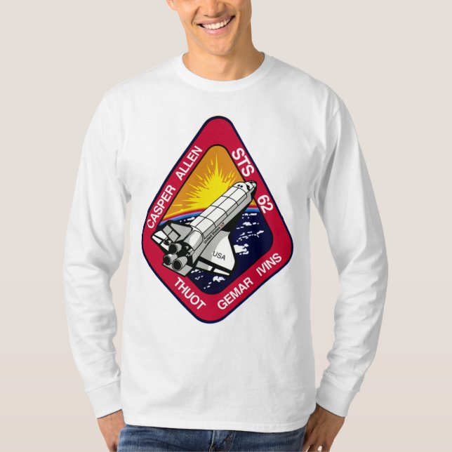CAMISETA PARCHE DE MISIÓN STS-62 (Anverso)