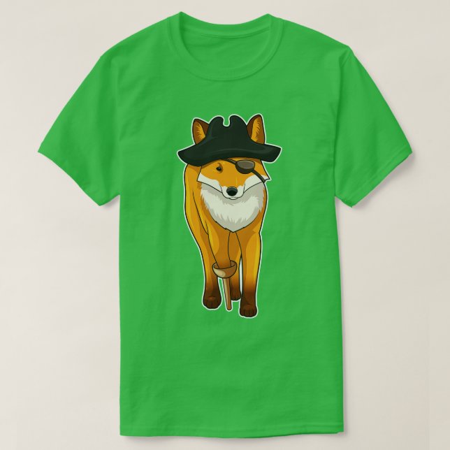 Camiseta parche de ojos de Fox Pirate (Diseño del anverso)
