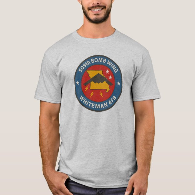 Camiseta Parche de tributo al bombardero sigiloso de Misuri (Anverso)