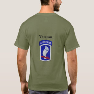 Camiseta Parche de Veteranos de la Brigada Aérea 173 del Ej