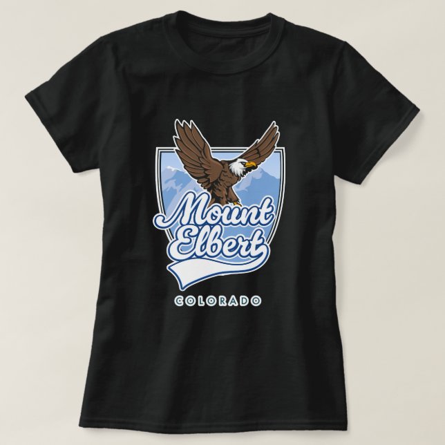 Camiseta Parche de viaje al Monte Elbert (Diseño del anverso)