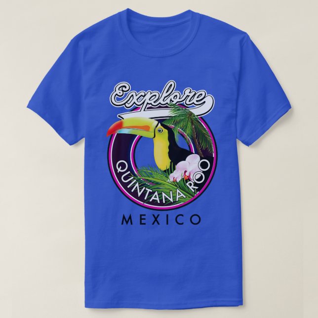 Camiseta Parche de viaje Quintana Roo holbox beach méxico (Diseño del anverso)