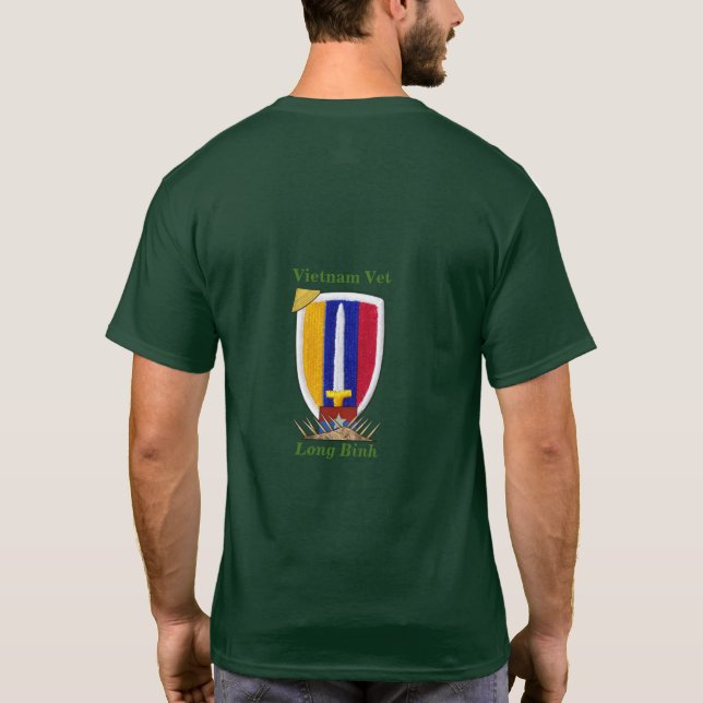 Camiseta Parche de Votos de Guerra de Vietnam de la USARV d (Reverso)