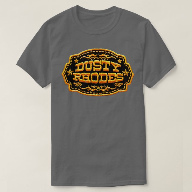 Camiseta Parche Dusty Rhodes (Diseño del anverso)