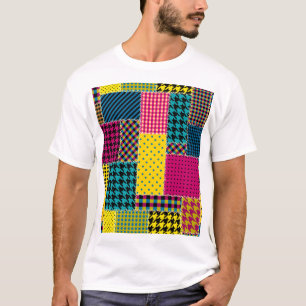 Camiseta Parche geométrico: fondo transparente Rectangle