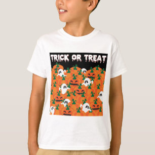 Camiseta Parche Halloween Ghosts Haunted Pumpkin
