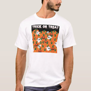 Camiseta Parche Halloween Ghosts Haunted Pumpkin