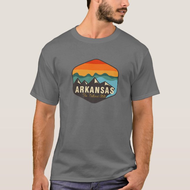 Camiseta Parche para el área silvestre Arkansas (Anverso)