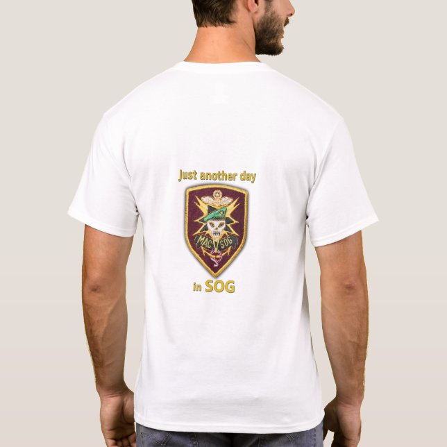 Camiseta parche para veteranos de guerra MACV SOG Vietnam (Reverso)