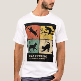 Camiseta Parche Quad de Gatos