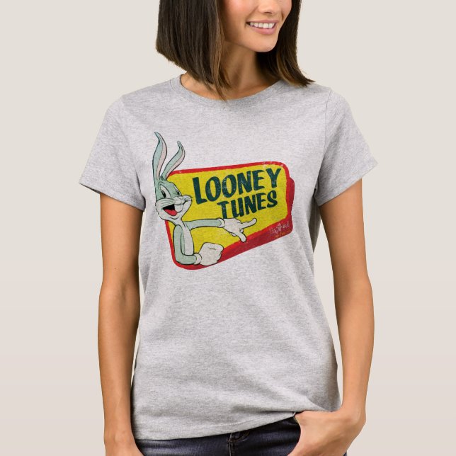 Camiseta Parche retro BUGS BUNNY™ LOONEY TUNES™ (Anverso)