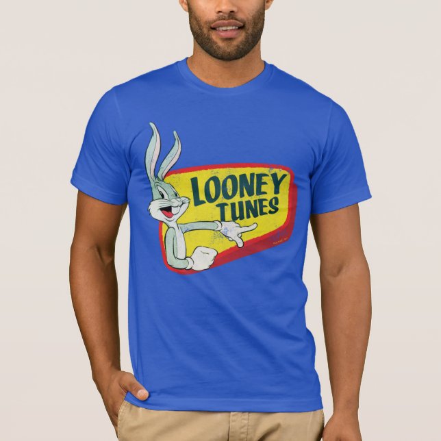 Camiseta Parche retro BUGS BUNNY™ LOONEY TUNES™ (Anverso)