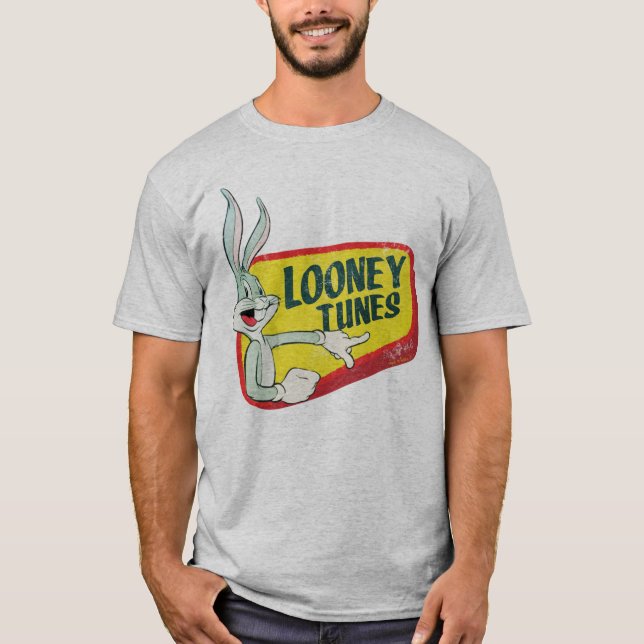Camiseta Parche retro BUGS BUNNY™ LOONEY TUNES™ (Anverso)