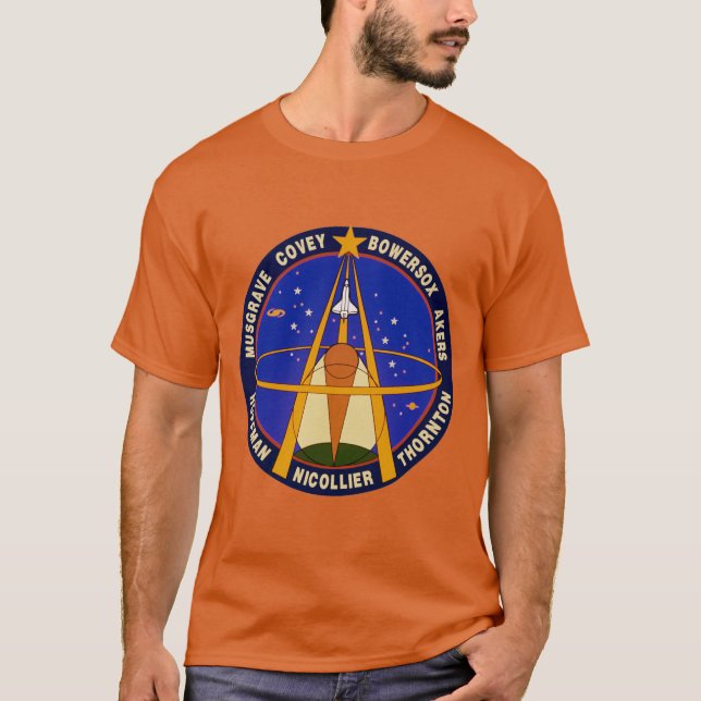 Camiseta Parche Sts-61-Mission (Anverso)