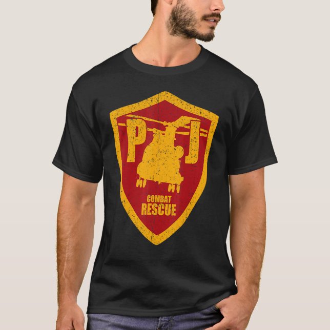 Camiseta Parche Vintage Pj Pararescue (Anverso)