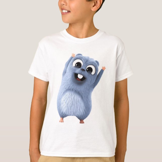 Camiseta pardo y lemming (Anverso)