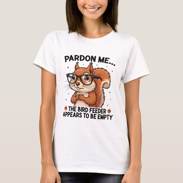Camiseta Pardon Me – Funny Squirrel Humor (Anverso)