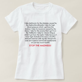 Camiseta PARE a las mujeres de la LOCURA