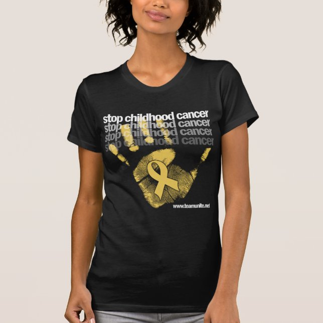 Camiseta Pare al cáncer de la niñez (Anverso)
