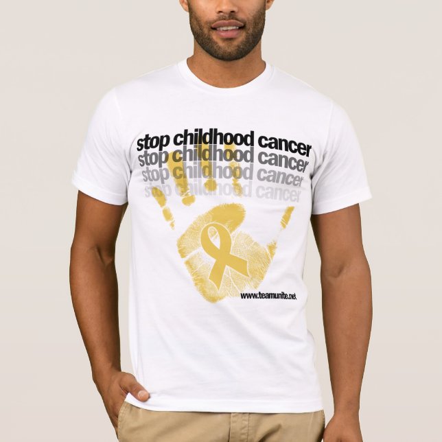 Camiseta Pare al cáncer de la niñez (Anverso)