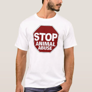 Camiseta Pare el abuso animal
