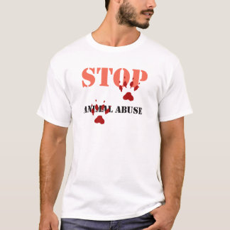 Camiseta pare el abuso animal