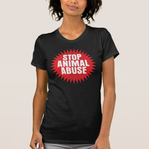 Camiseta Pare el abuso animal