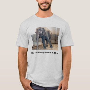 Camiseta Pare el boicoteo de la miseria el circo