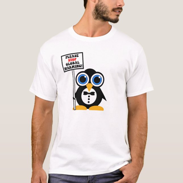 Camiseta pare el calentamiento del planeta (Anverso)
