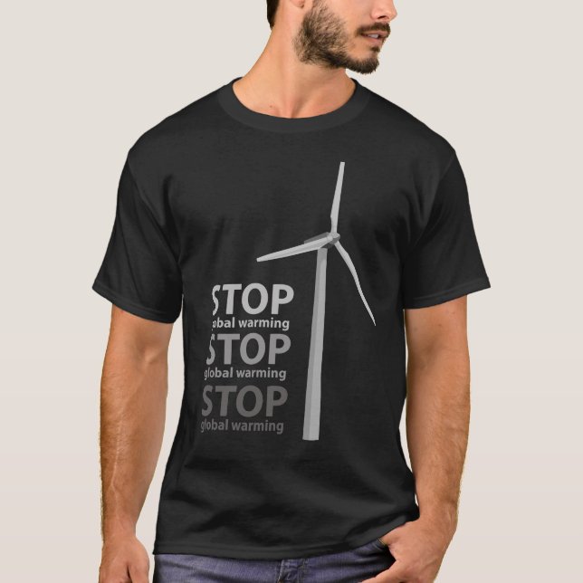Camiseta pare el calentamiento del planeta (Anverso)