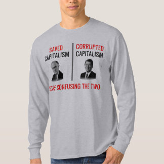 Camiseta Pare el confundir de quién ahorró capitalismo