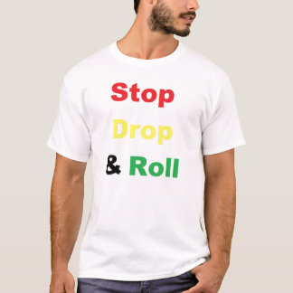 Camiseta Pare el descenso y ruede