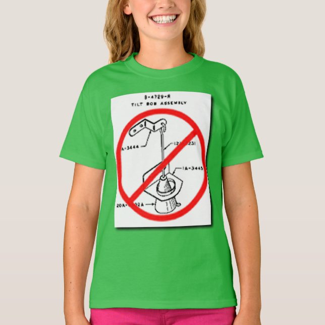 Camiseta Pare el inclinar (Anverso)