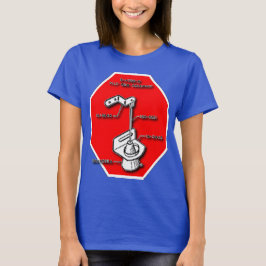 Camiseta Pare el inclinar