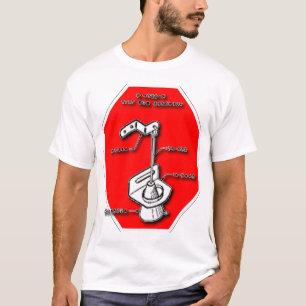 Camiseta Pare el inclinar