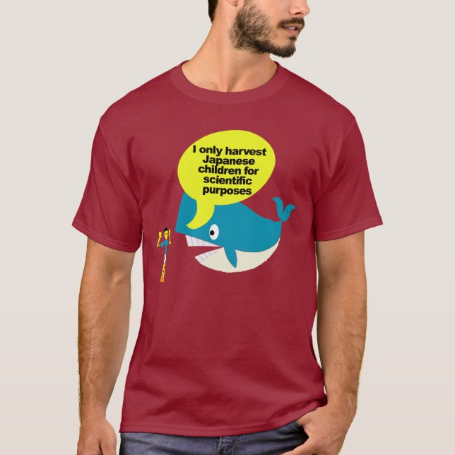 Camiseta pare el matar de ballenas (Anverso)