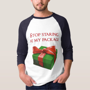 Camiseta Pare el mirar fijamente mi regalo de Navidad del