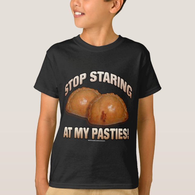 Camiseta ¡Pare el mirar fijamente mis pasteles! (Anverso)