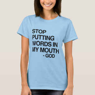 CAMISETA PARE EL PONER DE PALABRAS EN MI MES